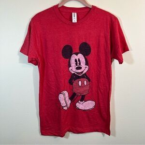 ✨ Tultex Red Mickey Mouse T-Shirt Unisex Small
